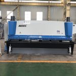 Hydraulický strihací stroj 3200mm x 8mm s pneumatickou podporou materiálu